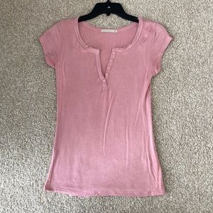 Blush, light weight, basic short sleeve, from fashion nova